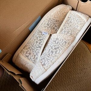 TOMS Alpargata Natural Botanical Lace WMN Size 8